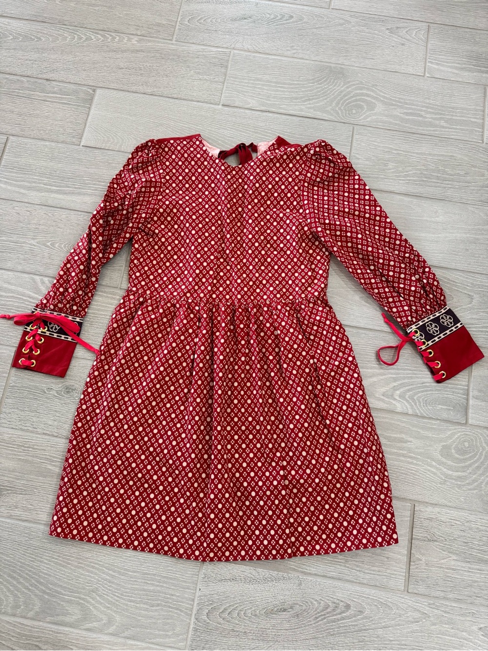 ALIX OF BOHEMIA 100% Cotton Ruby Doll Mini Dress Size Small VGUC
